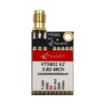 PandaRC VT5801 V2 VT5805 VT5804 FPV Video Transmitter 5.8G 48CH 25/100/200/400/600mW Switchable OSD Adjustable SMA MMCX VTX UAV